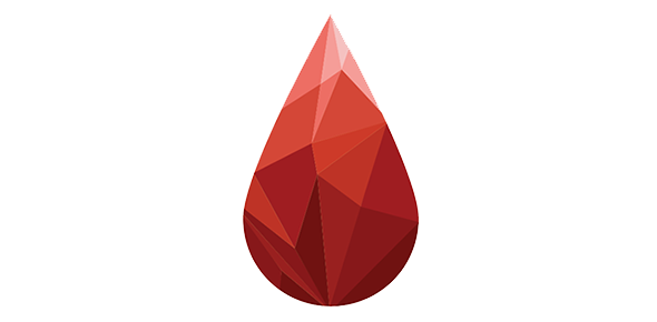 Blood drop AI image
