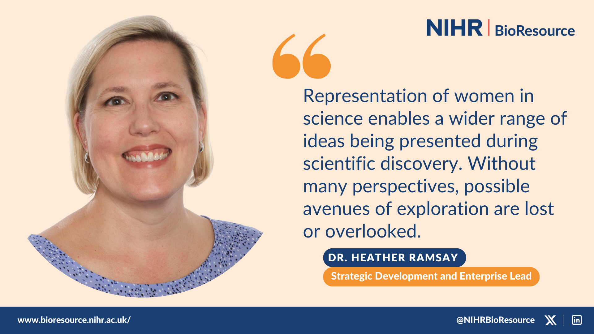 Heather Ramsay - international women and girls in science day 2026 graphic